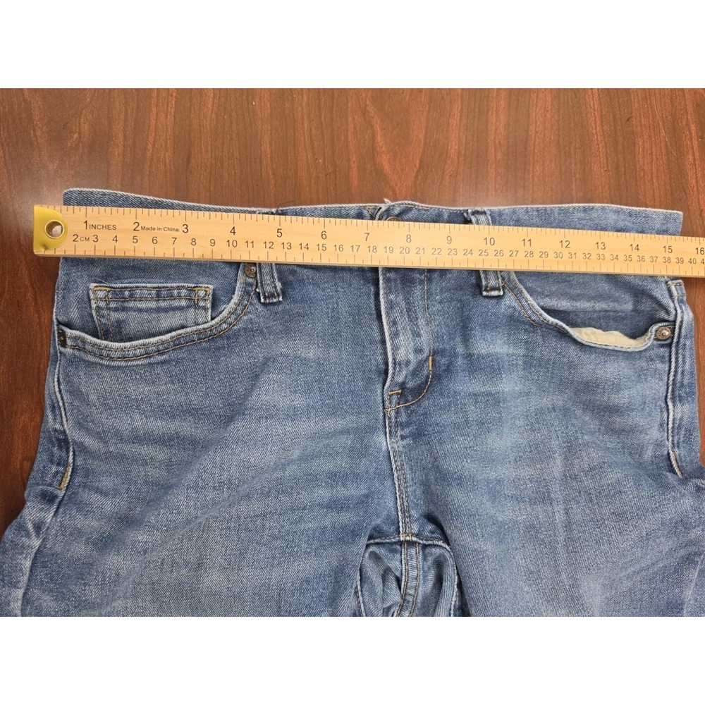 Gap 1969 Jeans Women Size 8 Medium Wash Straight Leg Stretch Cotton Denim Mid - Picture 5 of 8